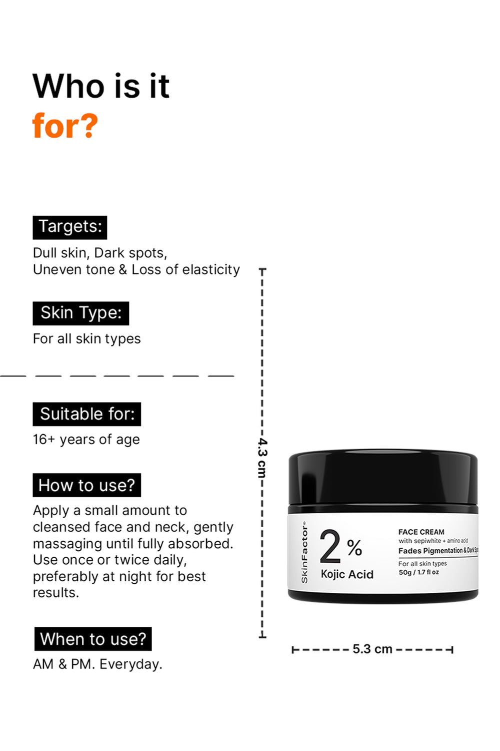 10% Vitamin C Face Cream