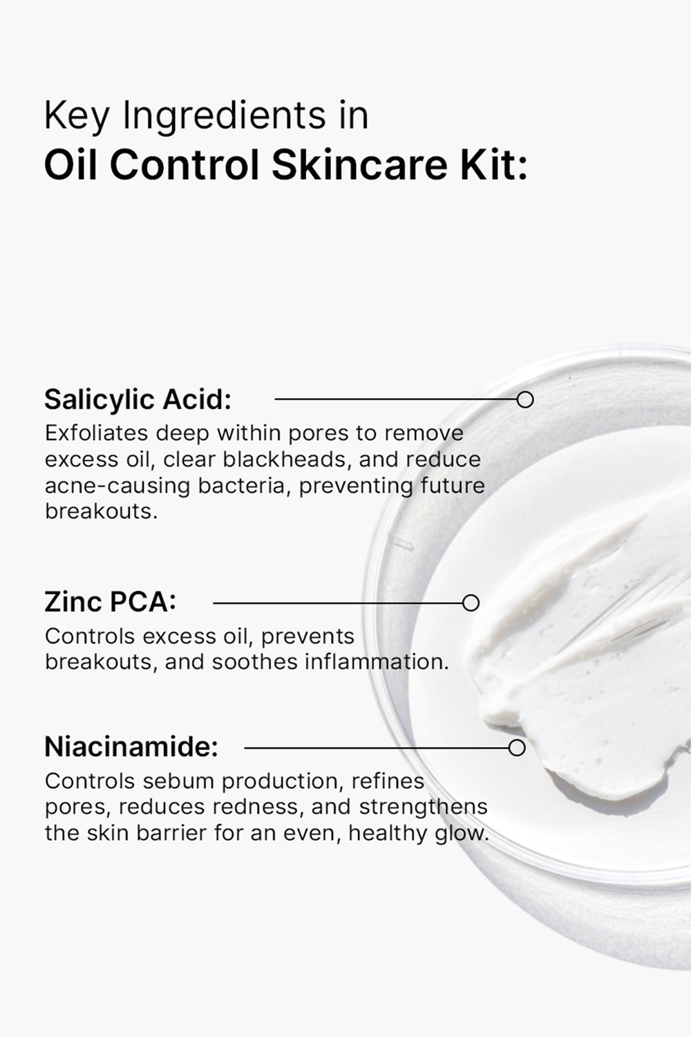 Oil Control Skincare Kit Ingredients