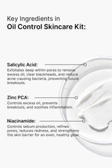 Oil Control Skincare Kit Ingredients