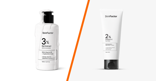 Face Wash vs Cleanser