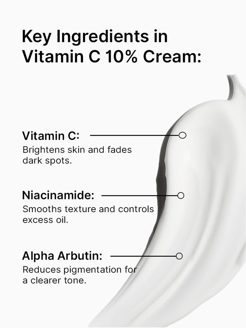 10% Vitamin C Face Cream Ingredients