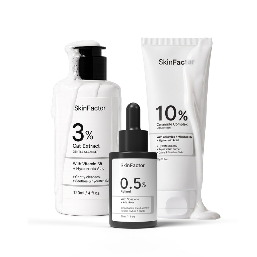 How to use Retinol Anti Ageing Kit