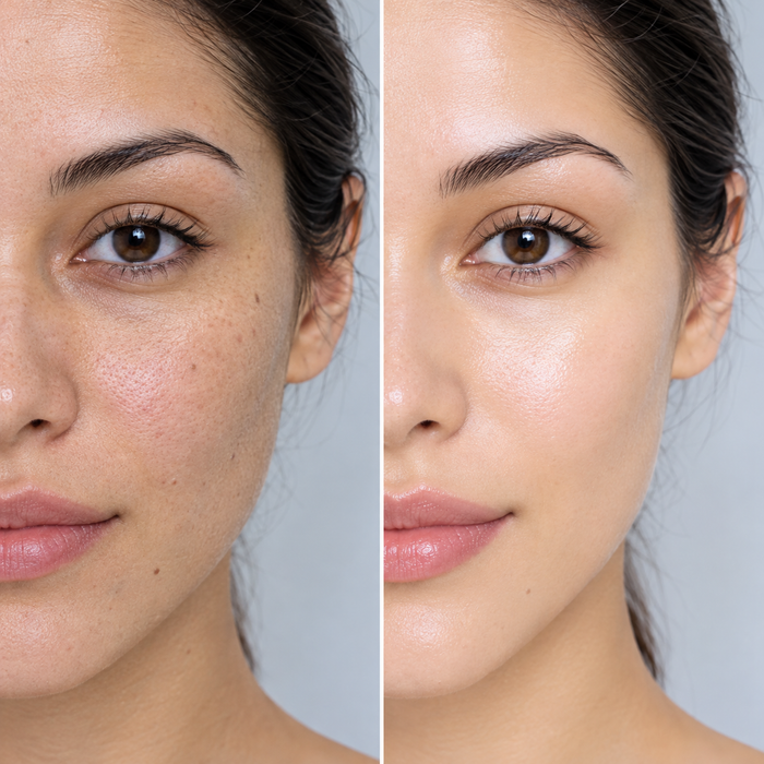 Before and after results