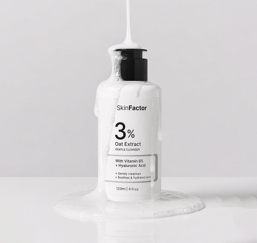 How to use 3% Oat Extract Gentle Cleanser