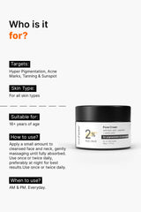 Kojic Acid 2% Face Cream Who is it for
