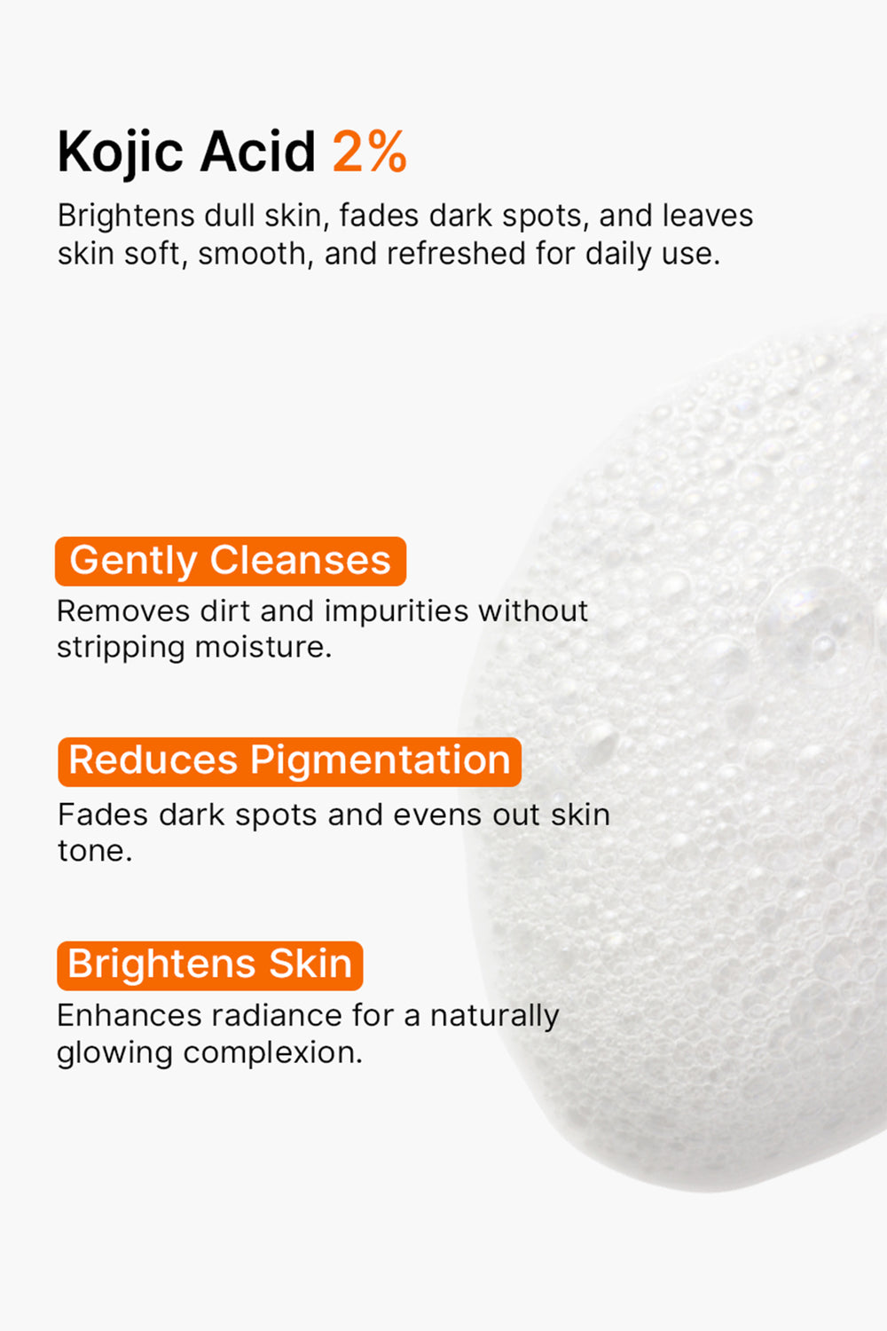 Kojic Acid 2% Face Wash Benefits