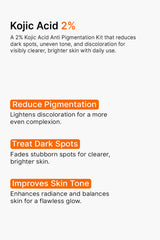 Kojic Acid Anti Pigmentation Kit Benefits