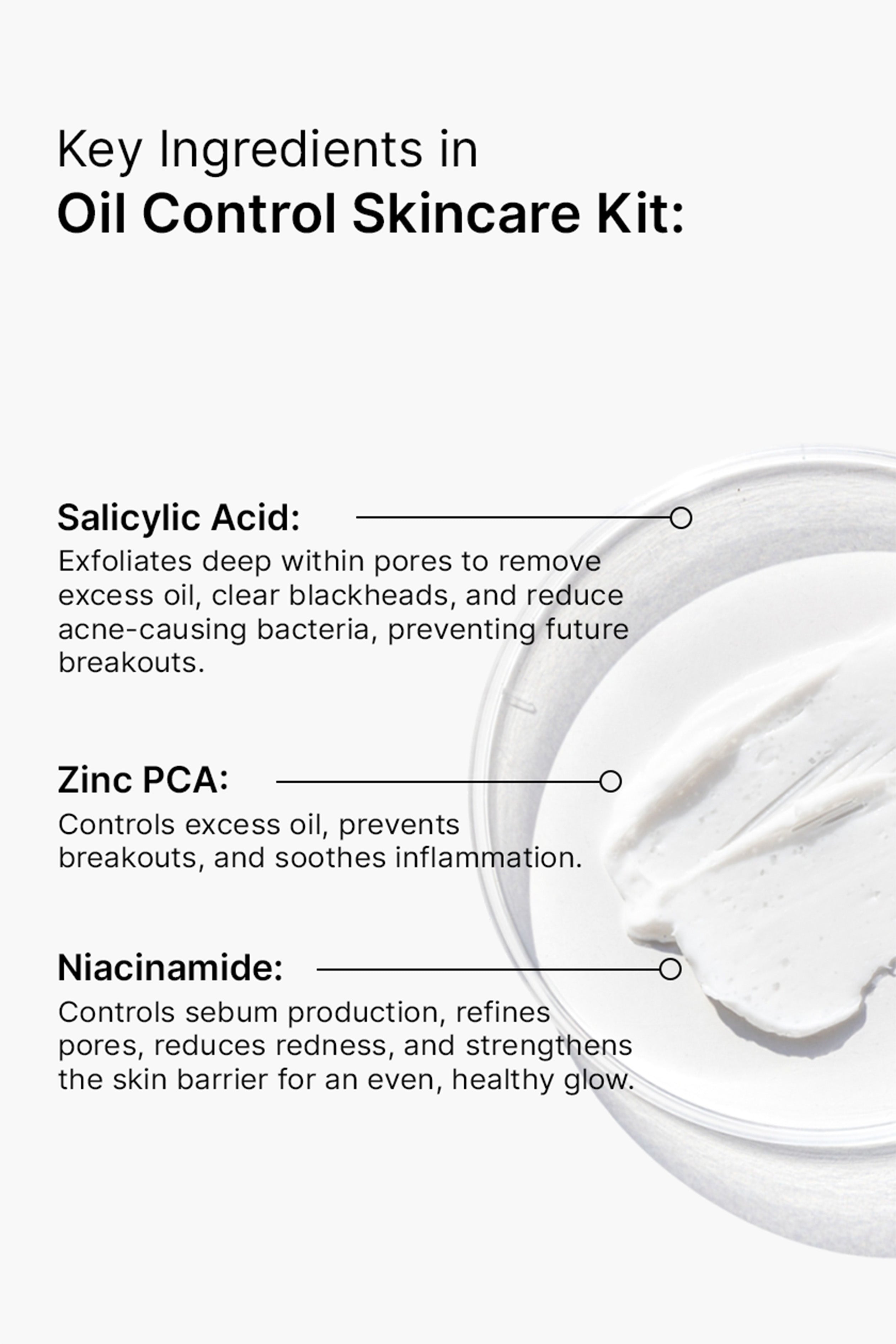 Oil Control Skincare Kit Ingredients