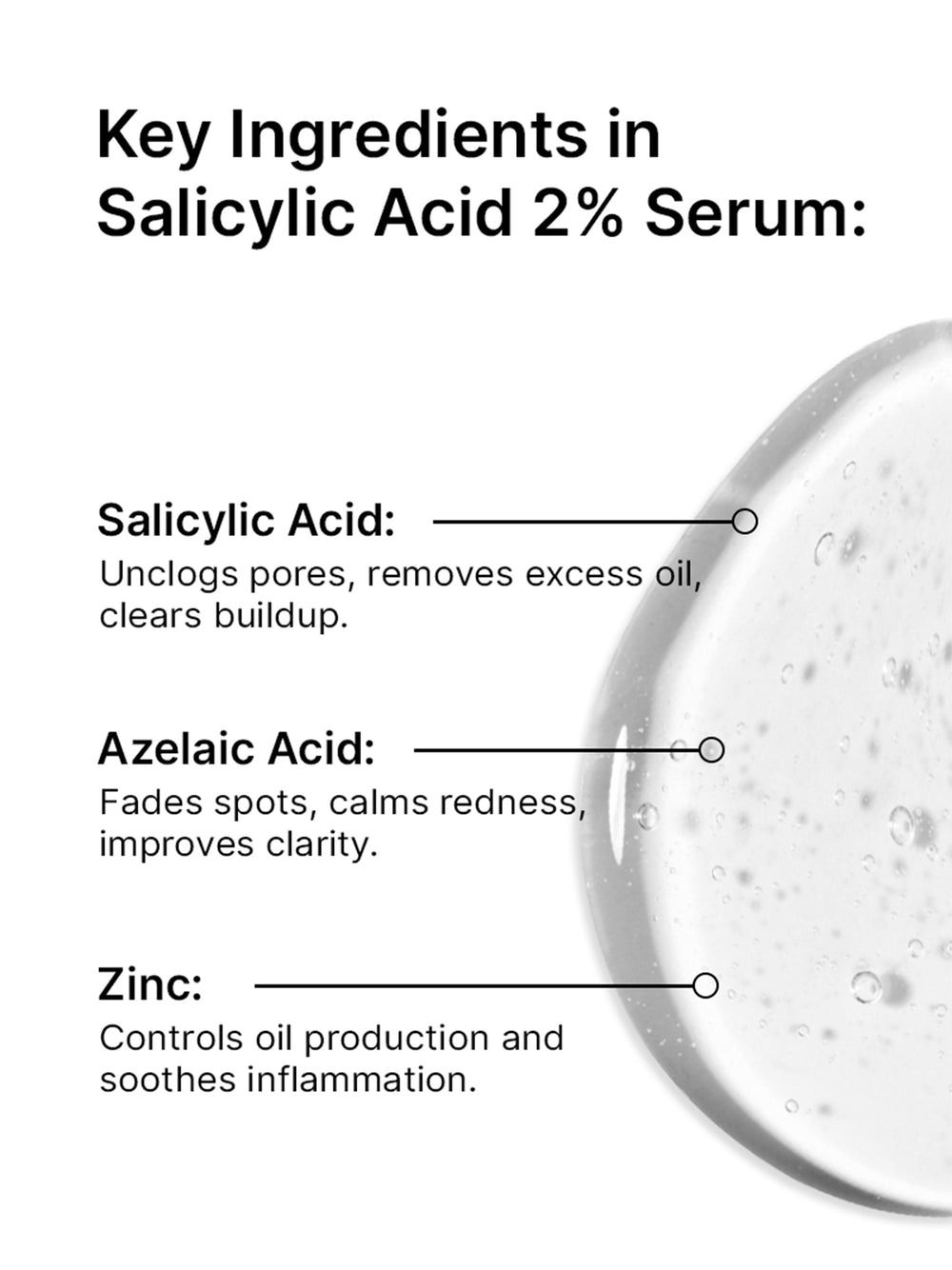 2% Salicylic Acid Serum Ingredients