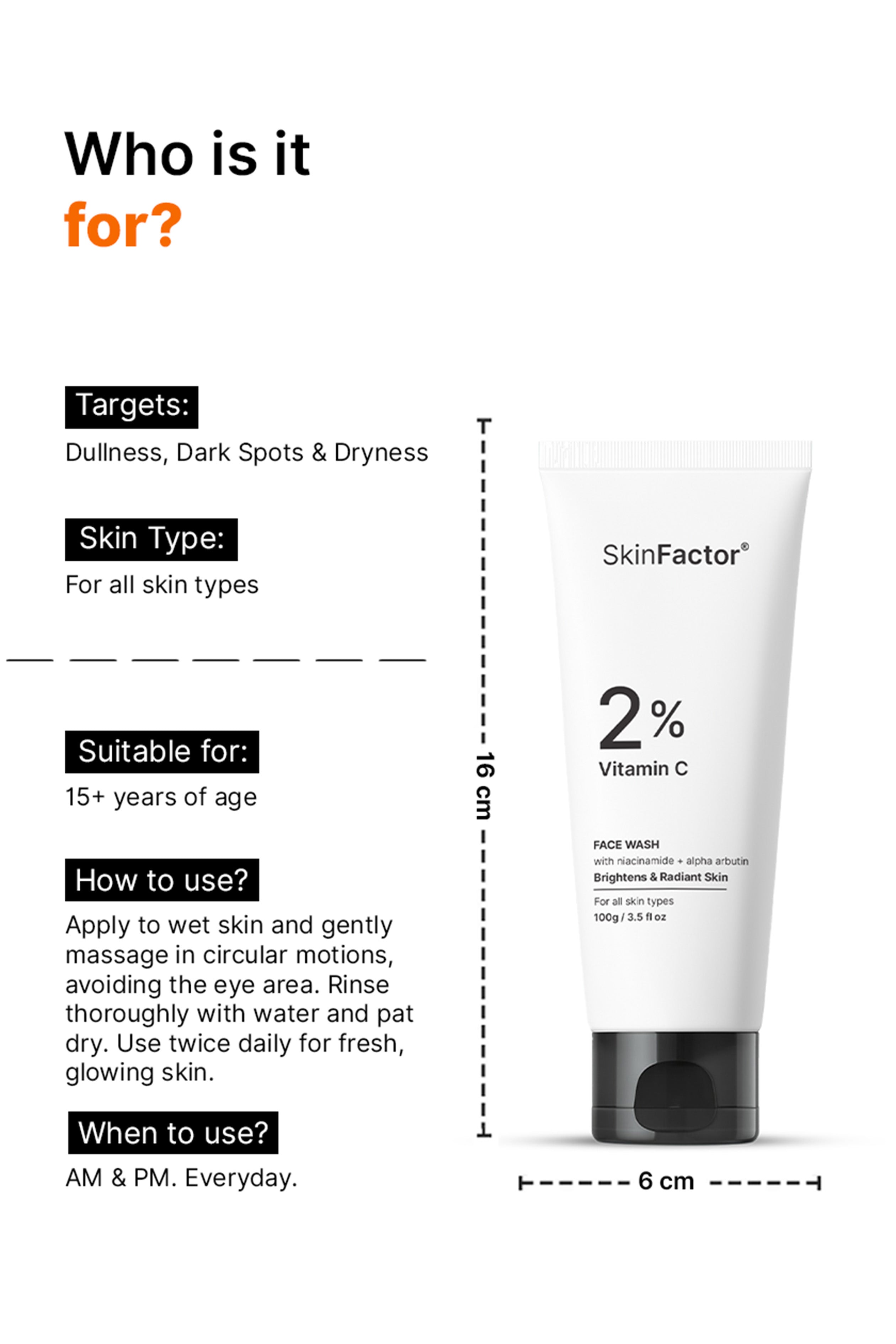 Vitamin C 2% Face Wash