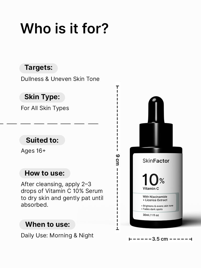 10% Vitamin C Serum who is it for